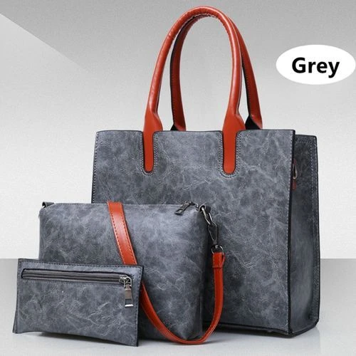 3 In 1 Lady Personality Messenger Bag Shoulder Bag Handbag